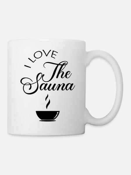 Sauna Wellness Spa - Tasse - Weiß