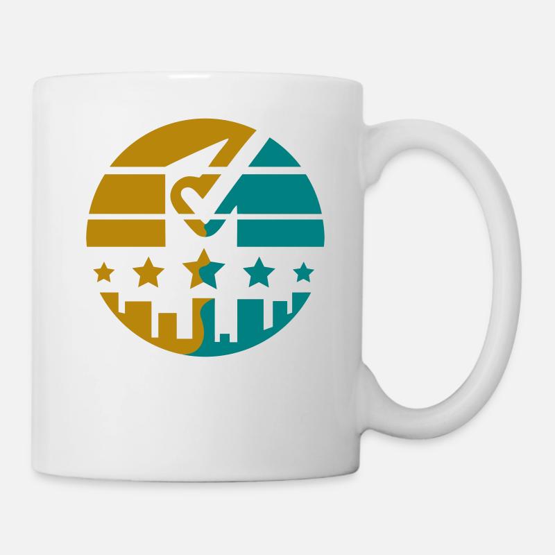 Étoiles d'approbation - Une perspective moderne - Mug blanc - blanc