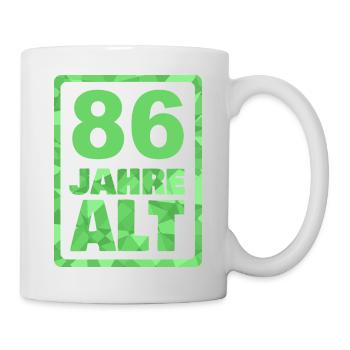 Jahr 86 - Tasse - Weiß - Rechts