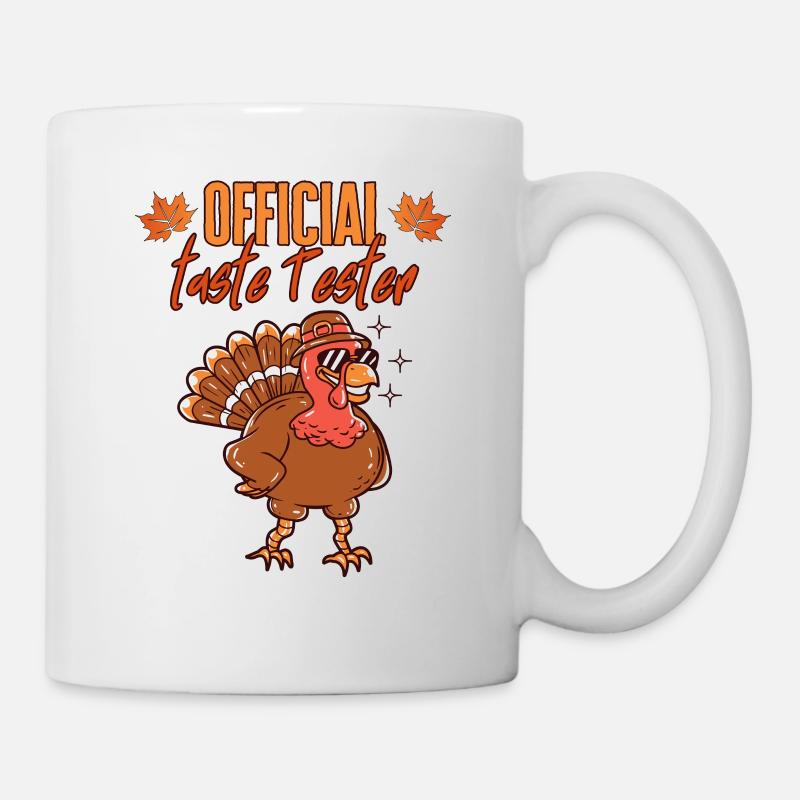 Funny Turkey Thanksgiving - Mug - white