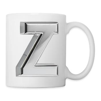 Chrome ,, Z " Metallic - Tasse - Weiß - Rechts