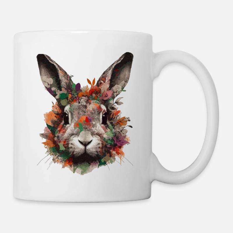 lapin - Mug blanc - blanc