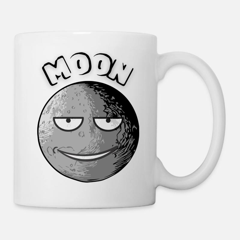 Mond, Mond - Tasse - Weiß
