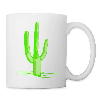 Kaktus Stacheln Wüste Kakteengewächs Cool Kakteen - Tasse - Weiß - Rechts