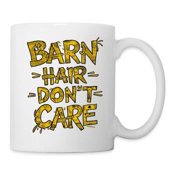 Reiterin mit Stil und Stall-Look - Tasse - Weiß - Rechts