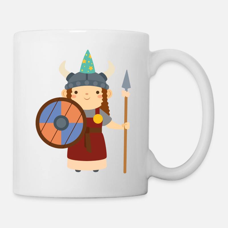 Birthday Viking Mum - Mug - white
