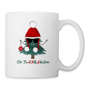 Oh Tannenbaum - Tasse - Weiß - Rechts