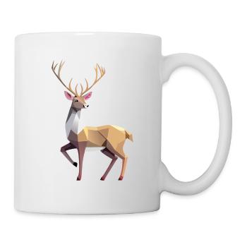 Renne, Renne, Orignal, Noël, Magie - Mug blanc - blanc - Droite