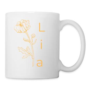 Lia - Tasse - Weiß - Rechts