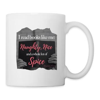 I read books like me - Mug - white - Right