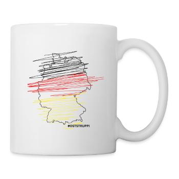 Farbspiel Deutschland von Oststruppi - Tasse - Weiß - Rechts