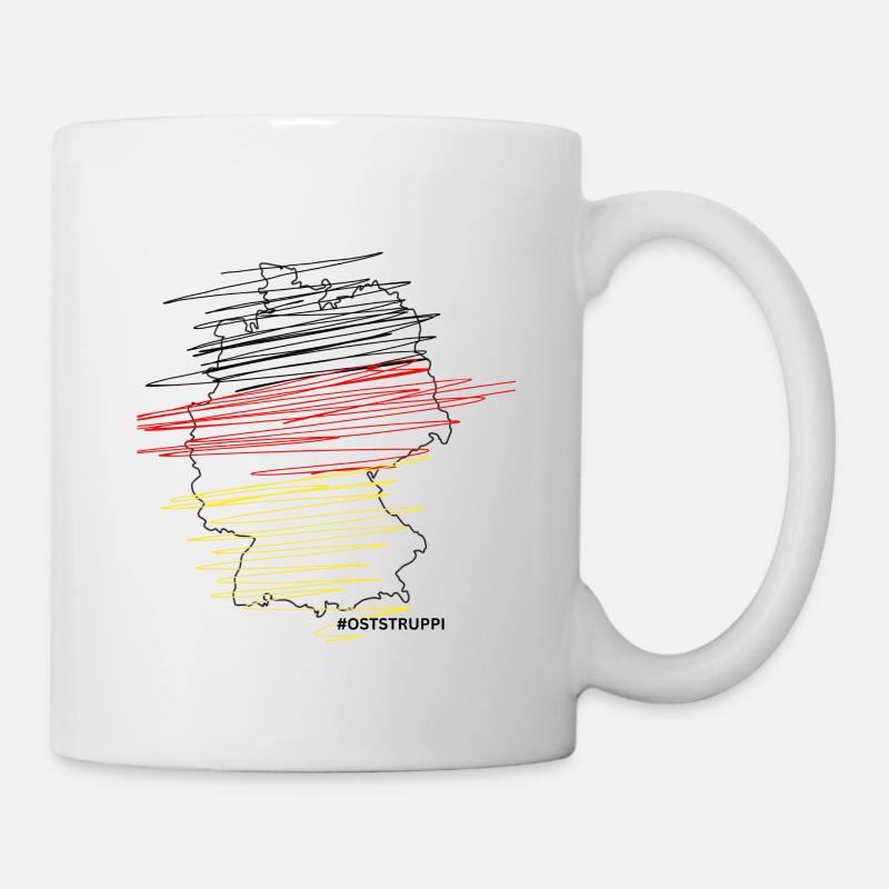 Farbspiel Deutschland von Oststruppi - Tasse - Weiß