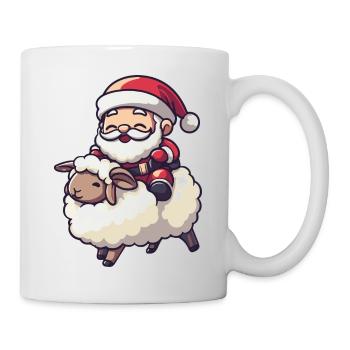 Sheep Santa Claus - Mug - white - Right