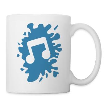 blob music note - Mug - white - Right