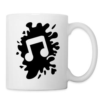 blob music note - Mug - white - Right