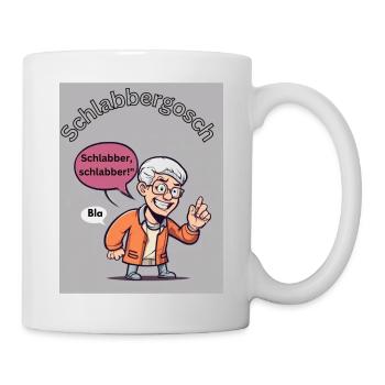 Schlabbergosch - Tasse - Weiß - Rechts