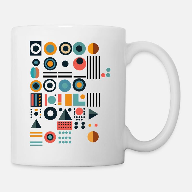 Design "Colorful Symphony" - Tasse - Weiß