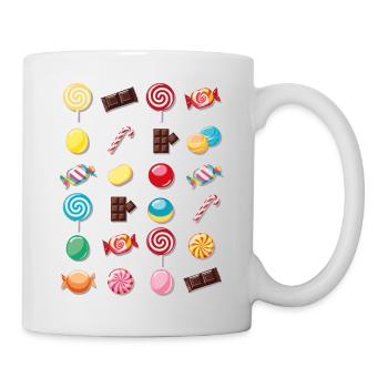 Sweets and sweet treats - Mug - white - Right