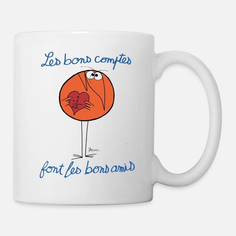 Les bons comptes - Mug blanc - blanc