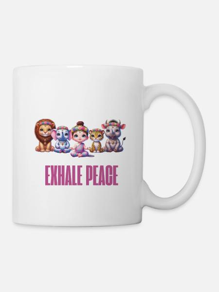 Meditation Squad - Tasse - Weiß