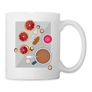 Hygge Decoration Tranquility Coziness Gift - Mug - white - Right