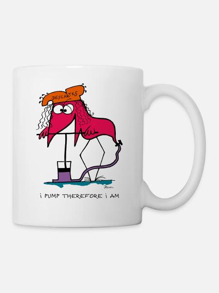 I pump therefore I am ! (English version) - Mug - white