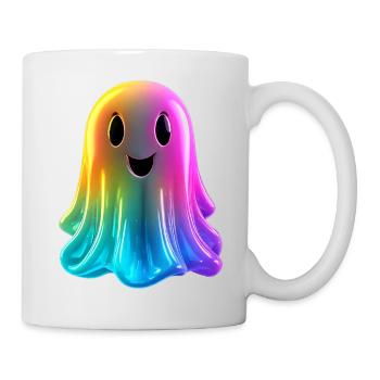 Fantôme coloré - Mug blanc - blanc - Droite