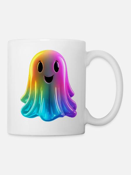 Bunter Geist - Tasse - Weiß