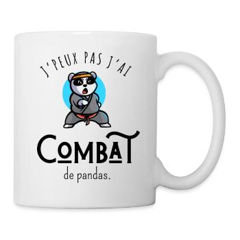 I Can't I Have Panda Fight - Humor - Mug - white - Right
