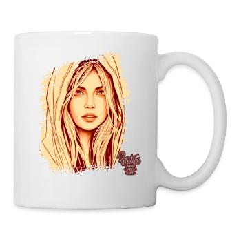 positive mind vibes life, Positive thinking - Mug blanc - blanc - Droite