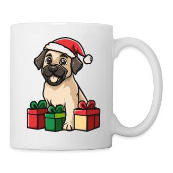 Kangal Chien Noël Cadeaux de bande dessinée - Mug blanc - blanc - Droite