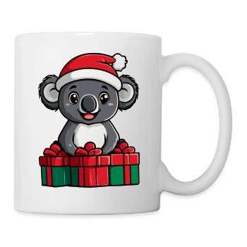 Koala Weihnachten Geschenke - Tasse - Weiß - Rechts