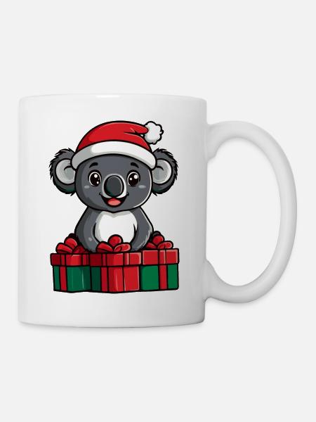 Koala Weihnachten Geschenke - Tasse - Weiß