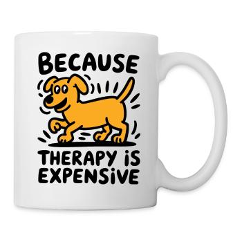 L’amour du Labrador guérit tout - Mug blanc - blanc - Droite