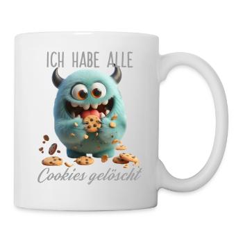 Cookies löschen - Tasse - Weiß - Rechts