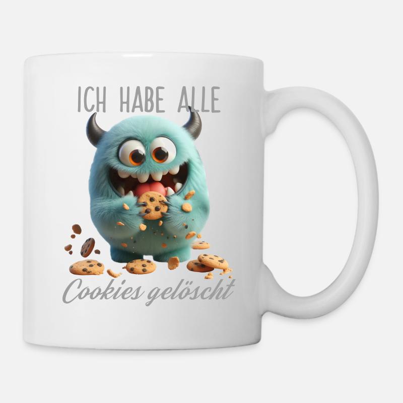 Cookies löschen - Tasse - Weiß