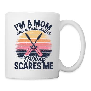 Maman qui a l’œil pour la beauté - Mug blanc - blanc - Droite