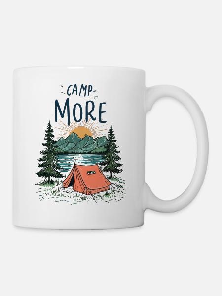 Camp Mehr - Tasse - Weiß