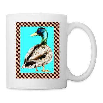 Ente fishtale - Tasse - Weiß - Rechts