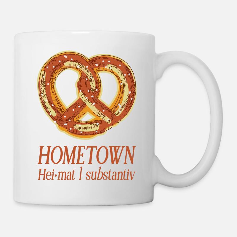 BRETZEL HOMETOWN HEIMAT - Tasse - Weiß
