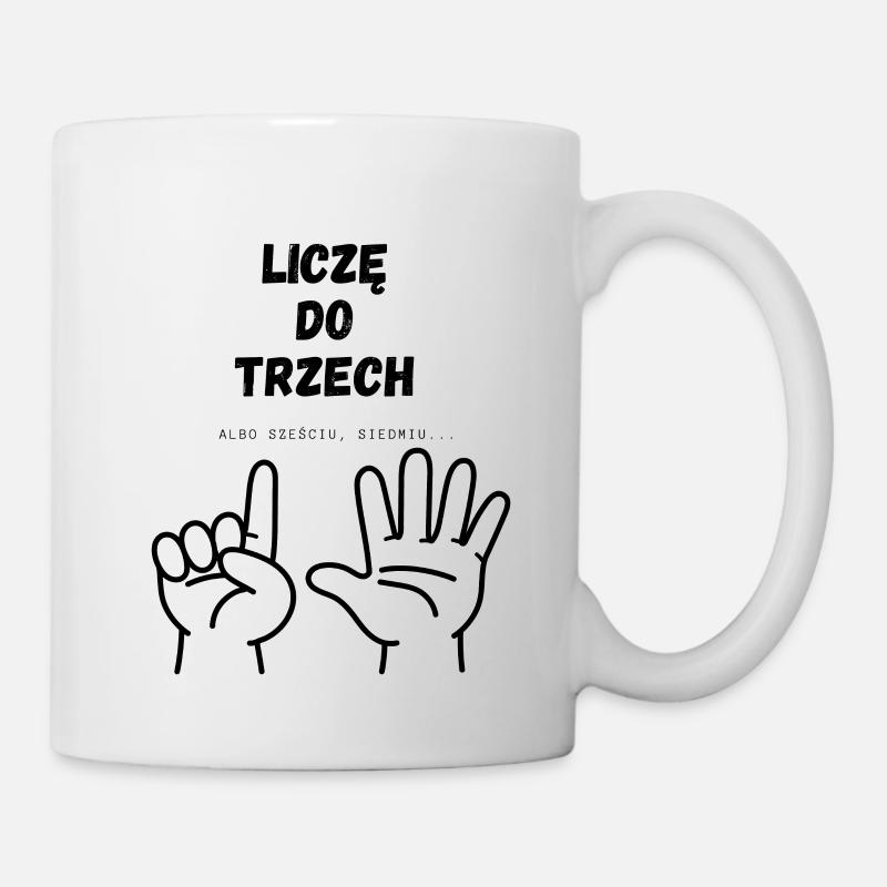 Je compte jusqu’à trois - Mug blanc - blanc