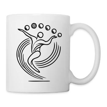 Juggling Juggler Logo - Mug - white - Right
