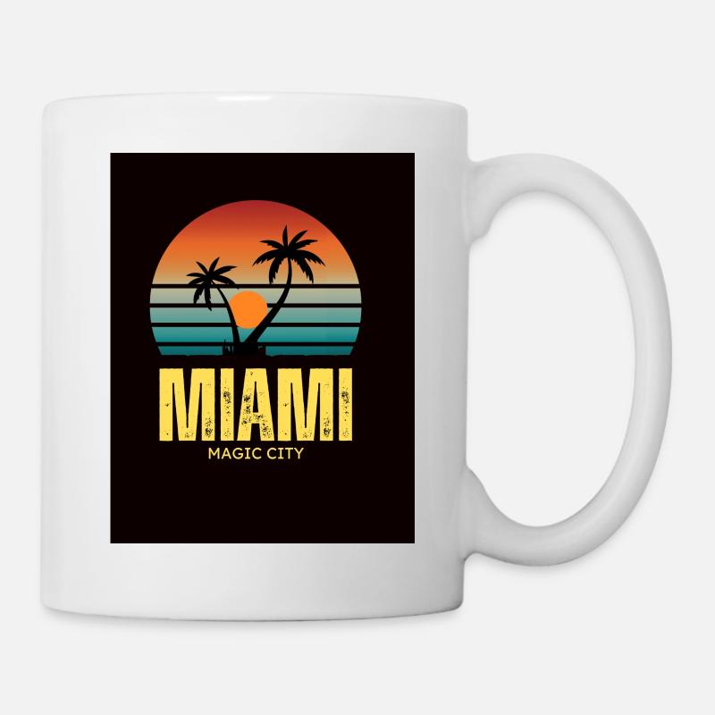 Miami Magic City t-shirt - Mug blanc - blanc