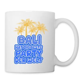 Bali als Urlaub - Tasse - Weiß - Rechts