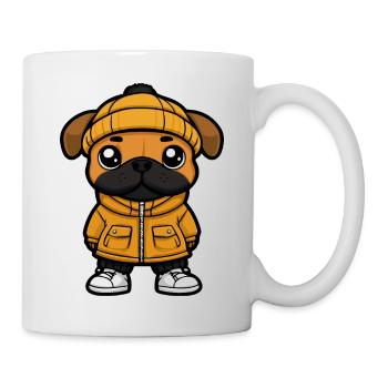 Boxer Dog Cartoon - Mug - white - Right