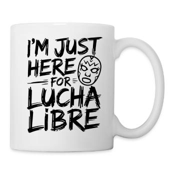 Look de lutte mexicaine - Mug blanc - blanc - Droite
