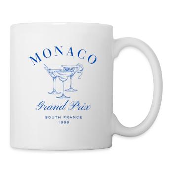 Monaco Grand Prix - Stilvolles Cocktail-Design - Tasse - Weiß - Rechts
