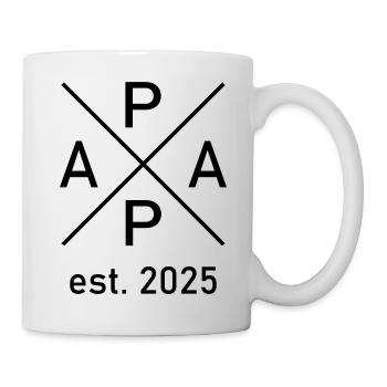 Papa 2025 - Tasse - Weiß - Rechts