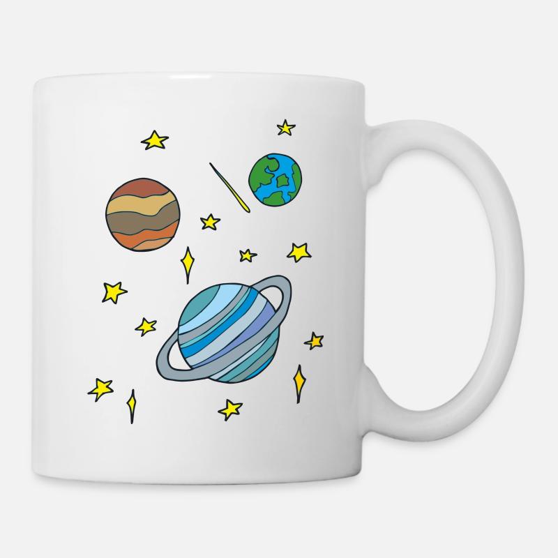 galaxy - Tasse - Weiß