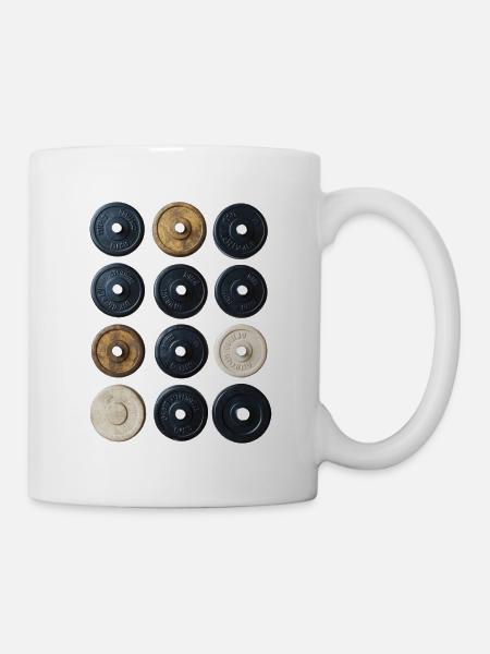 Cadeau motif sportif intemporel - Mug blanc - blanc